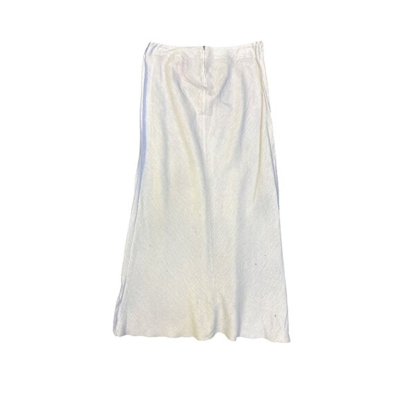 120% Lino Lavender Linen Maxi Skirt - Picture 2 of 4